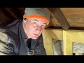 Removing the roof support and lime rendering, renovation of our old house. EP84