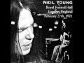 Neil Young Heart Of Gold Royal Hall 1971