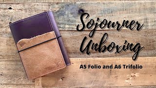 Sojourner Unboxing || A5 Folio and A6 Trifolio