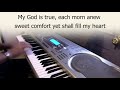 whate er my god ordains is right piano instrumental cover with lyrics