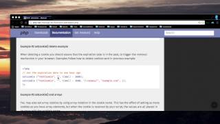 Remove a Cookie from Browser (PHP)