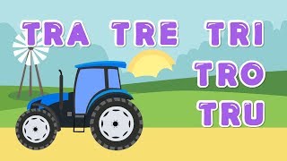 Tra tre tri tro tru - Sílabas - Educativo infantil