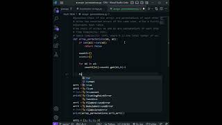 Array Permutations with Python