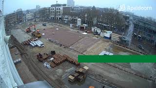 In 40 seconden een update van de werkzaamheden op het plein!