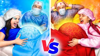 Hot Pregnant vs Cold Pregnant! Funny Pregnancy Situations