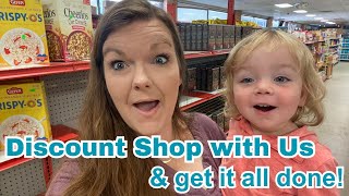 Discount Shop with Us \u0026 Get it ALL DONE || Large Family Vlog