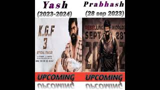 KGF Chapter 3 Vs Salaar movie comparison || yash vs Prabhas upcoming movie comparison. #kgf3 #short