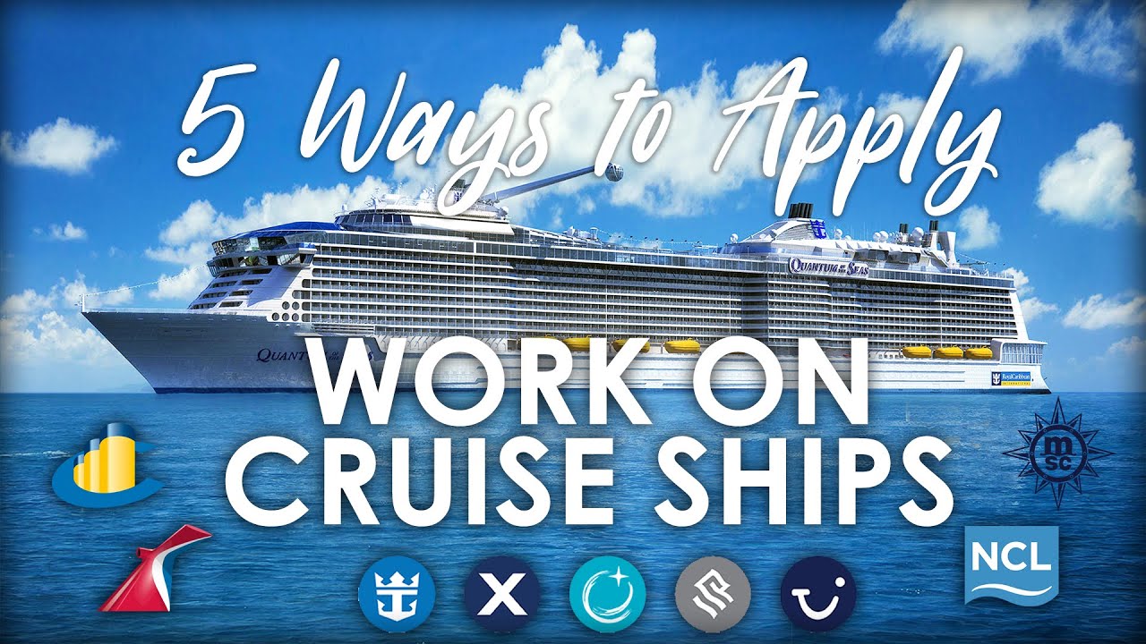 5 WAYS TO APPLY For CRUISE SHIP JOBS ⚓ Full Guide WHERE & HOW? - YouTube