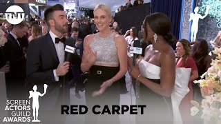 Charlize Theron: Red Carpet Interview | 26th Annual SAG Awards | TNT