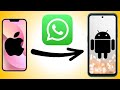 How to transfer WhatsApp from iPhone to android [Free, After setup, Without losing Data, Resetting]