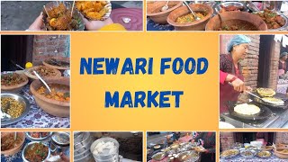 Newari Food Market!🍛🍲 Hadigau, Balen city, Kathmandu Nepal🇳🇵