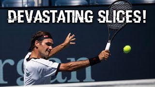Roger Federer - Top 10 Devastating Slice Passing Shots