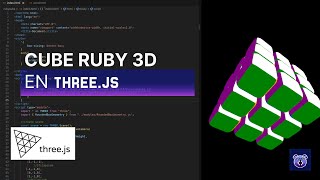 PROGRAMMATING RUBY CUBE WITH THREEJS, JAVASCRIPT, AND HTML