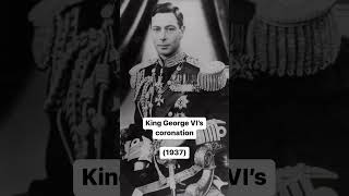 King George VI’s coronation 👑|| Elizabeth II’s father || 20th century history || 1900s photography