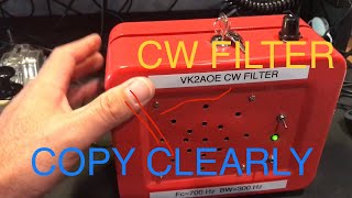 CW Audio Filter …. Hear Clearly  @TheArtofEngineering