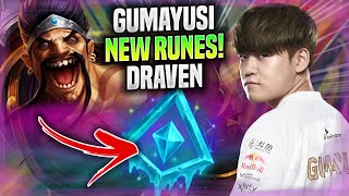 GUMAYUSI TRIES DRAVEN WITH NEW RUNES! - T1 Gumayusi Plays Draven ADC vs Jinx!