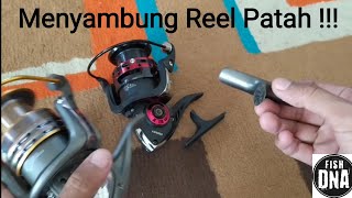 Cara menyambung Reel pancing yang patah