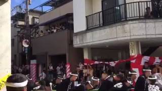 岸和田だんじり祭 中町S字