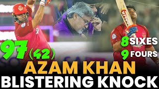 Blistering Knock By Azam Khan | Quetta Gladiators vs Islamabad United | Match 13 | HBL PSL 8 | MI2A