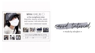 cute & easy carrd tutorial — © owner
