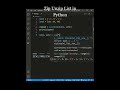 Zip Unzip in Python