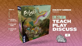 Bitoku - 3p Teaching, Play-through, \u0026 Roundtable by Heavy Cardboard