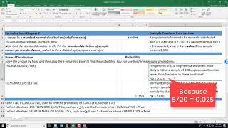 Ch. 7 Excel Tutorial on Sampling Distributions