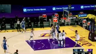 ACCROBATIC PLAYING KING JAMES LAKERS VS THEMBERWOLVES MINISOTA###TEAM HIGHLIGHTS...