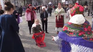 Масленичные гуляния на Дерибасовской 2019 Одесса Odessa