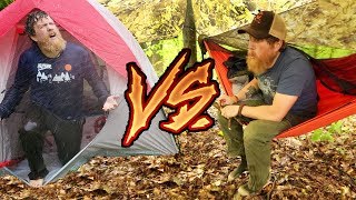 Hammock Vs. Tent Camping In The Rain | Versus Series Ep. #1