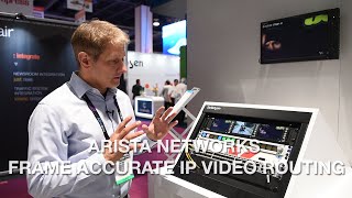 Arista Networks Frame Accurate IP Video Routing