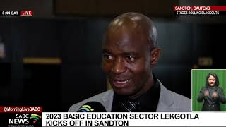 2023 Basic Education Sector Lekgotla kicks off in Sandton