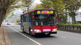 總達客運HINO KKA-6677 6322台中→霧峰→草屯→南崗→南投→名間→水里