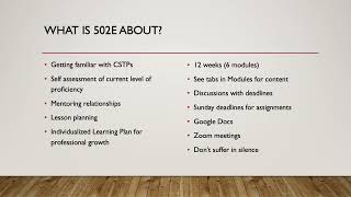 502E introduction