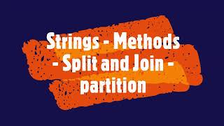 PYTHON - Strings - Methods - Split and Join - partition #PythonTips #viral #viralvideo