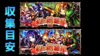 紅き綺羅星　前編、後編のドロップ装備、収集目安　#grandsummoners #グラサマ #グランドサマナーズ ＃復刻イベント