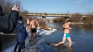 Водохреще 2019 Щуровичі р.Стир