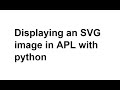 Display an SVG image on Alexa device using APL and python