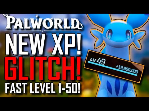 Palwolrd NEW XP GLITCH! FAST LEVEL 1-50! 5,000,000! XP! BEST Way To level UP! FAST!