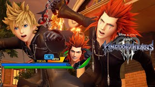 【KH3】アクセルを操作！ロクサスと一緒にトワイライトタウンで任務を遂行しよう！【キングダムハーツIII MOD】Playable Axel