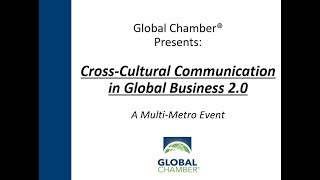 Multi-Metro Event: Cross-Cultural Communications in Global Business 2.0