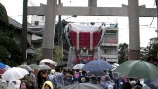 平成20年 東大阪市枚岡神社秋郷祭宵宮(15/35)一の鳥居 五條