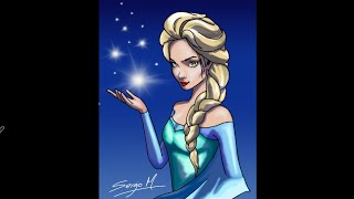 Frozen Digital Drawing #FanArtHD #SergioM