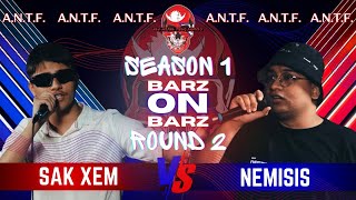 A.N.T.F Barz on Barz Season 1 Sak Xem vs Nemisis (Round 2 )