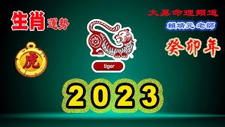 2023年 虎 生肖運勢｜2023 生肖「虎」 完整版｜2023年 运势 虎｜癸卯年運勢 虎 2023｜2023年运途虎｜虎 生肖运程 2023｜大易命理頻道｜賴靖元 老師｜CC 字幕