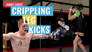 CRIPPLING LEG KICKS - WITH UFC FIGHTER JIMMY CRUTE