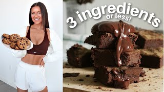 Healthy Snacks and Desserts for Weight Loss (So Simple - 3 Ingredients or Less!)