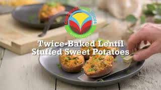 Twice Baked Stuffed Sweet Potatoes