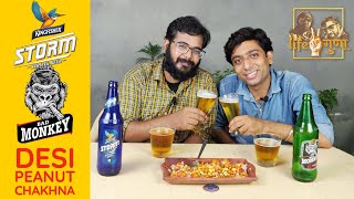 Kingfisher Storm Beer Review | Bad Monkey Beer Review | Desi Peanut Chakhna | life 2 guna