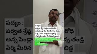 చాటు పద్యాలు||చమత్కార పద్యాలు||తెలుగు పద్యాలు||నీతి పద్యాలు||పద్యపరిమళం||పాతూరి కొండల్ రెడ్డి